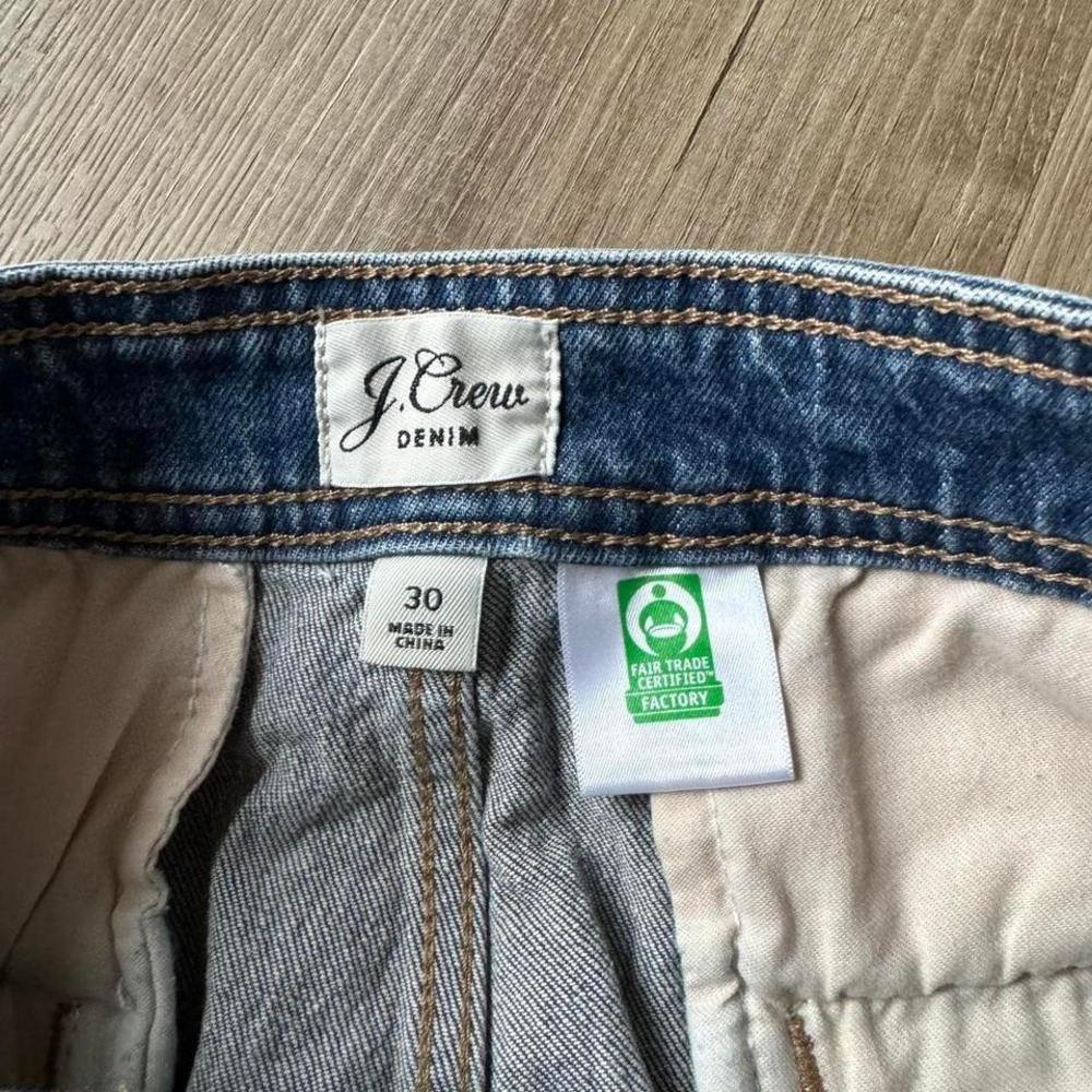 J.Crew Flap Pocket Denim Skirt Women's Size 30‎ Medium Wash Jean Boho Classic - Picture 4 of 6
